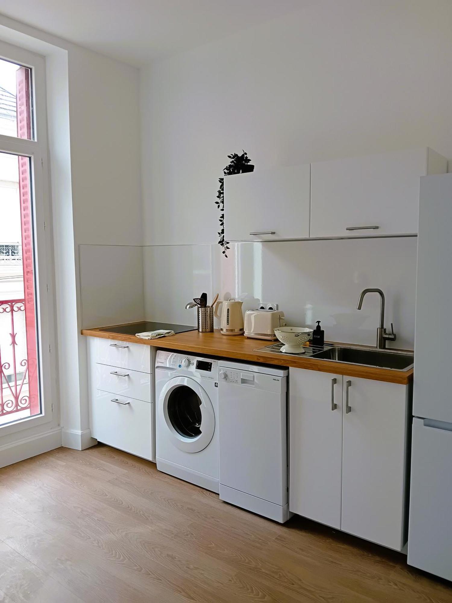 102 - Appart Renove Avec Grand Salon Et 1 Chambre - Tram Et Clinique Mutualiste A 1 Min Grenoble Ngoại thất bức ảnh